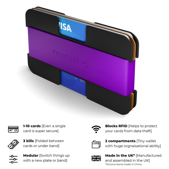 Black / Orange / Purple